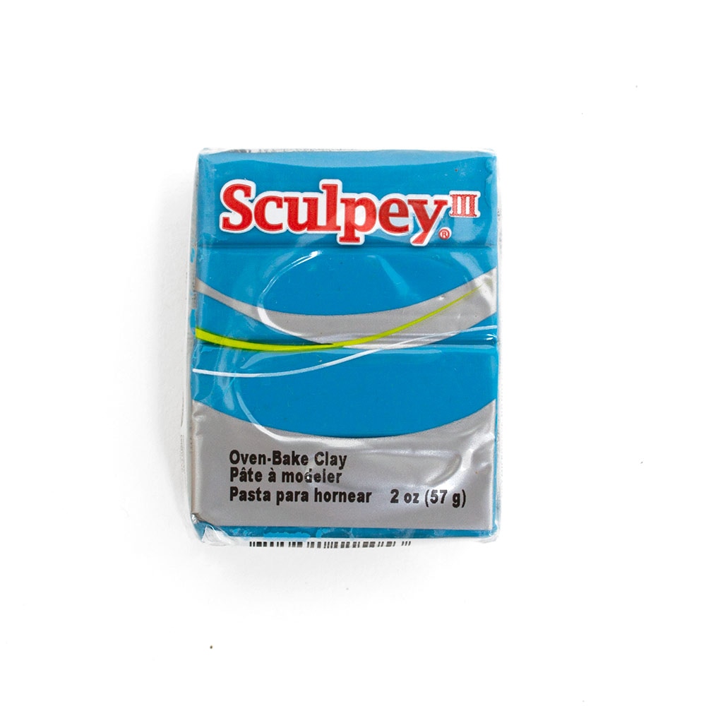 Polyform, Sculpey III, Oven Bake, Clay, 2oz, Turquoise